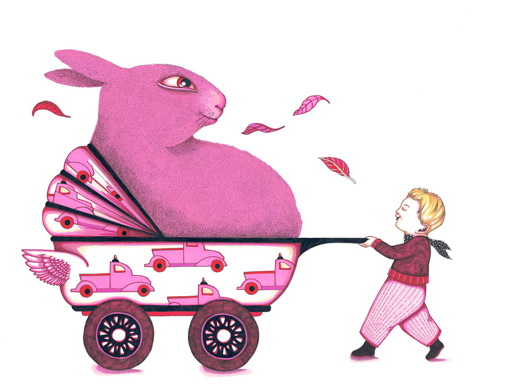 09_p20-21 - Illustrations du livre Tout va bien Merlin_Thierry Magnier_2009